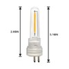 DGE S14 Replacement LED Bulb 2 Pack Replacement String Light