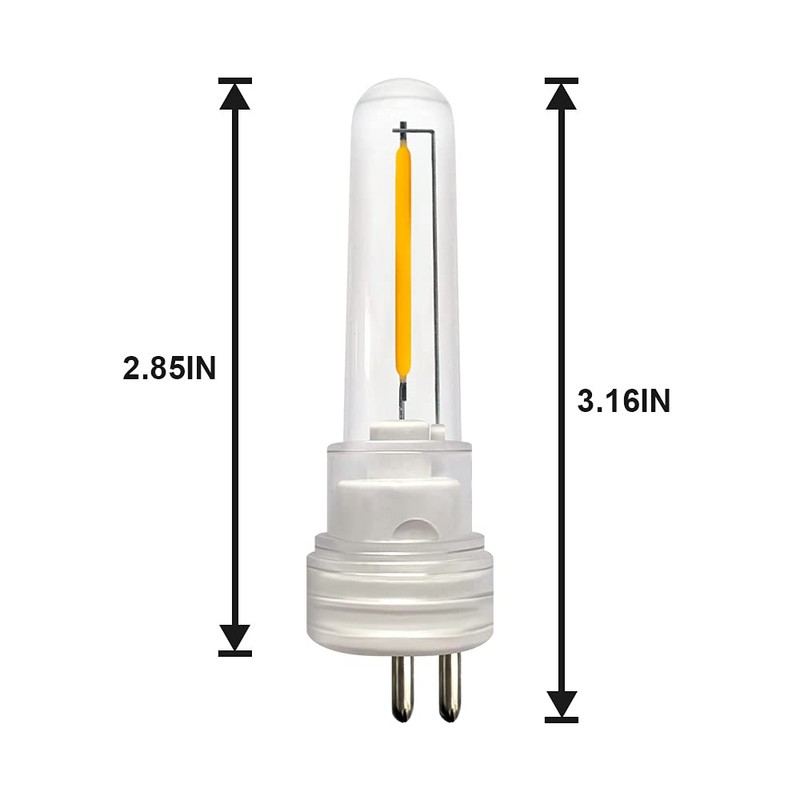DGE S14 Replacement LED Bulb 2 Pack Replacement String Light