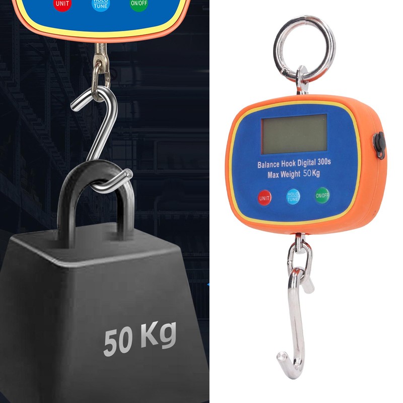 Electronic Hook Scale Double Sides LCD Screen Hanging Scale Portable