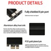 PCIe Network Card 2.5Gbps Dual Port Gold Plated Pin Aluminium