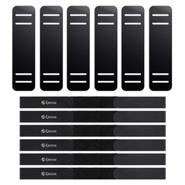 Epessa Hoverboard Seat Attachment Straps Set with Protectors, Anti-Wear Replacement Straps for Go Cart Hovercart, Durable Straps for Hover Boards Accessory Go Kart (6pcs Straps with Protectors)