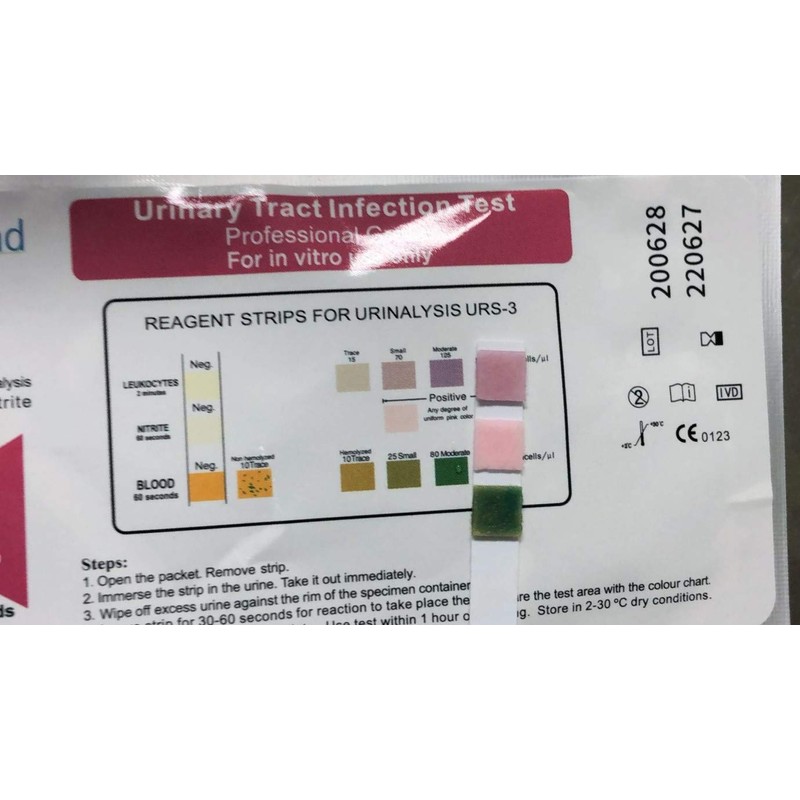 5 x Home Urine Urinary Tract Infection Tests (UTI, Nitrite,