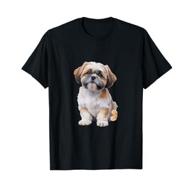 Adorable Shih Tzu Lovers Chill Vibes for Dog Parents T-Shirt