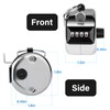 SDARMING tally counter, 4-digit clicker counter, Metal hand tally counters