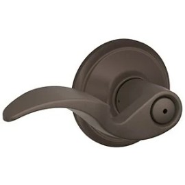 Schlage, F40-AVA-613 Avanti Privacy Lever in Oil Rubbed Bronze