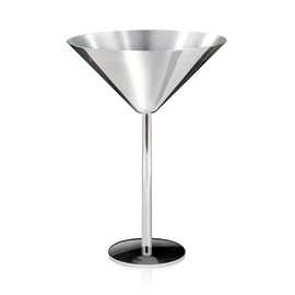 Lumian Luxury Bar Tools L0221 Bond Cup Martini, Stainless Steel, Silver, 20 cl