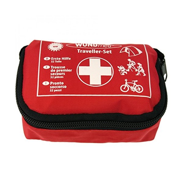 Wundmed First Aid Travel Set in Practical Case 12 x