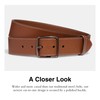 Coach Harness Buckle Belt, Saddle, One Size