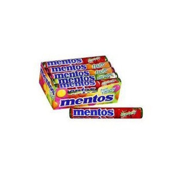 Mentos Fruit Variety - 15/1.32oz rolls