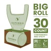 SUPERBIO 13 Gallon Handle Tie Compostable Food Waste Bags, 30