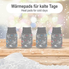 com-four® 4x pocket warmers in a turtleneck design, hand warmers
