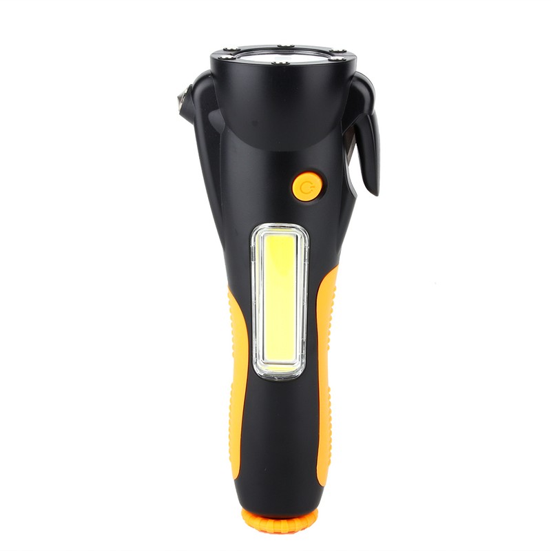 Multifunctional Car Emergency Flashlight for Outdoor Camping Safety Emergency WarningBlack