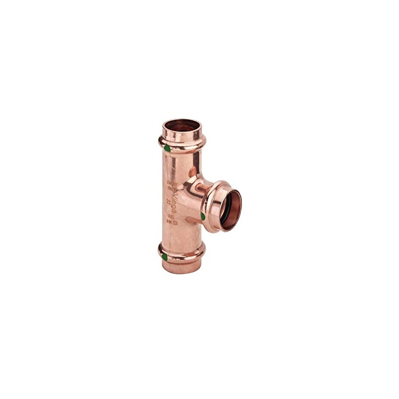 Viega Profipress 292072 T-Joint Pipe 2418 Copper SC Contour 54