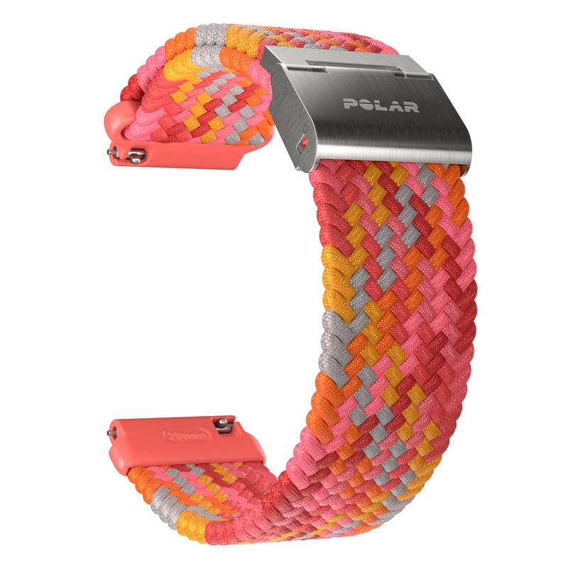Polar Braided Yarn Red Strap, 20 mm, Size S/L, Comfortable