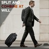 2-in-1 Detachable Carry On Rolling Backpack - Splits into Two