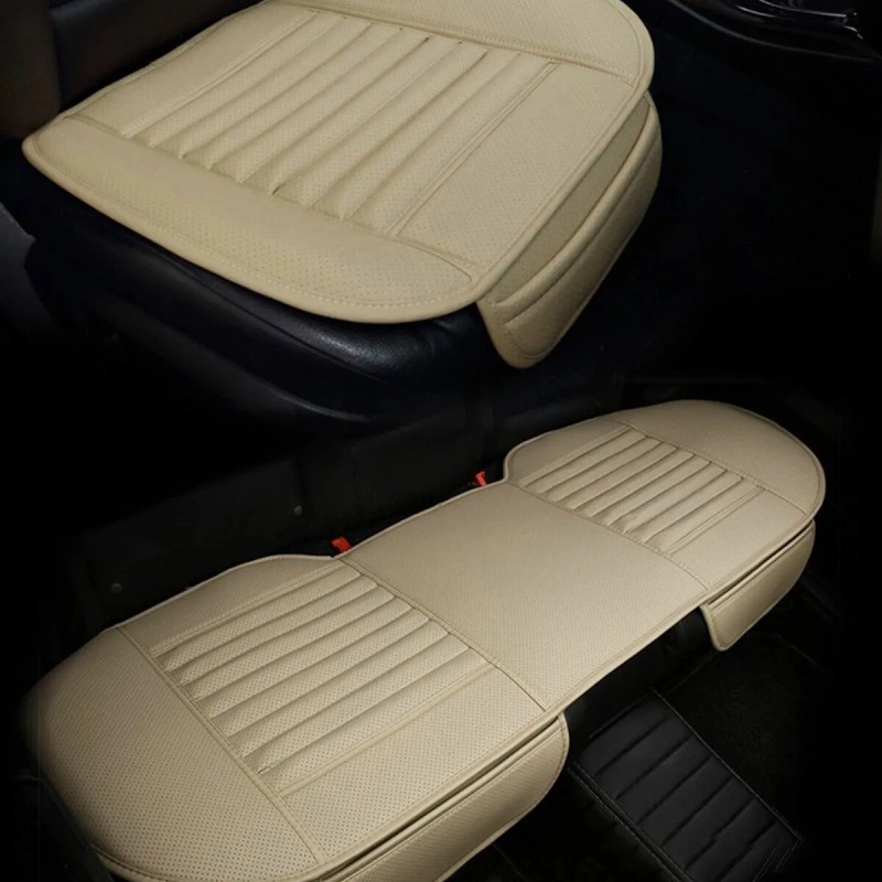Back Seat Cover Protector - Waterproof Car Seat Cushion PU