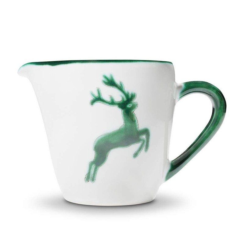 GMUNDNER KERAMIK Milk Jug Gourmet Capacity 0.2 Litres Green Deer