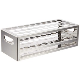 Azuone Stainless Steel Punching Type Test Tube Stand, φ0.6 x 40 x 40, 6-314-07 (1 piece)