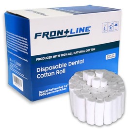 Rollos de algodón dental (2000 unidades) tapón de sangrado nasal de 1.5 pulgadas, gasa enrollada dental para niños o adultos, tapones de nariz extra absorbentes para coagulación de la sangre, rollos