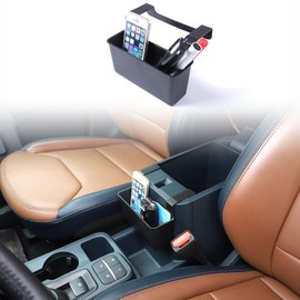 CHEAYAR Gear Shift Console Side Storage Box Compatible with Ford Maverick 2022 2023 2024 2025, Central Control Side Storage Box, Hanging Console Side Tray Organizer Accessories (Armrest box-b)