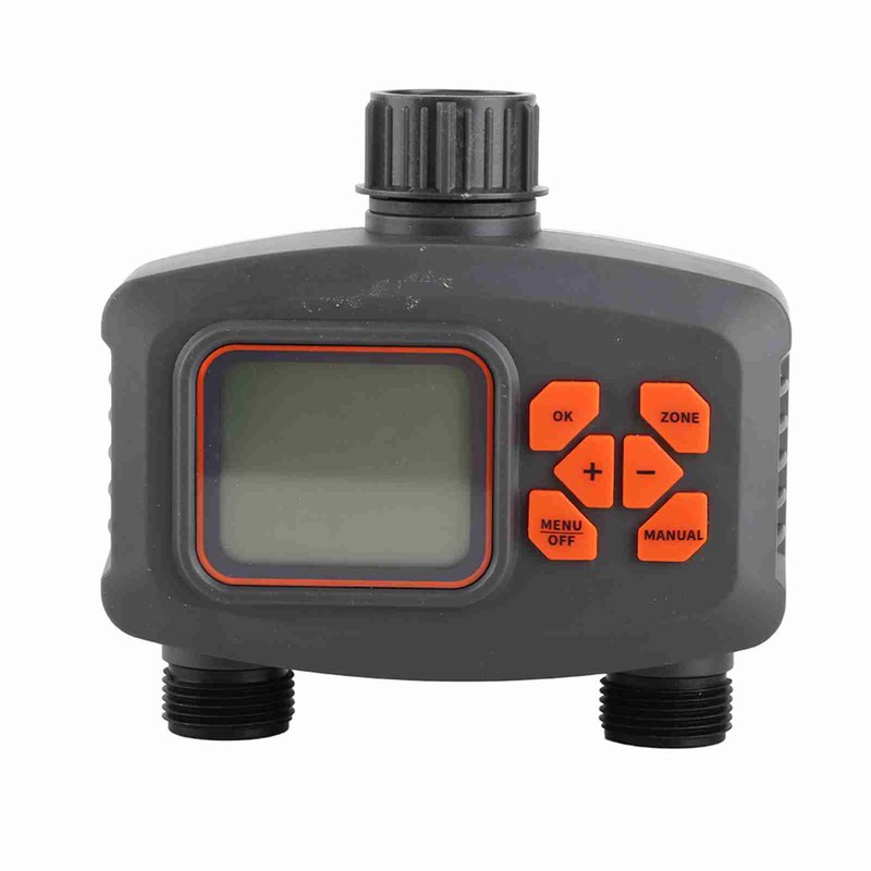 Watering Timer Large Screen Dual Outlet Dual Control Smart Garden
