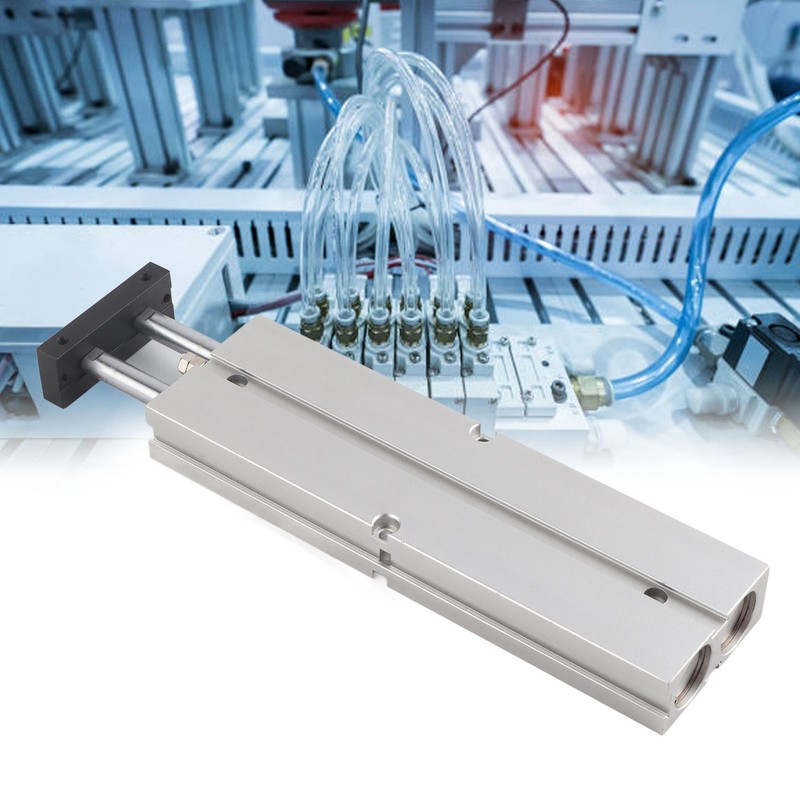 Pneumatic Air Cylinder Double Rod Double Shaft Air Cylinder 20mm