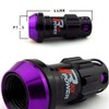 EPARTS Purple 20 Pieces M12 X 1.50mm Aluminum Wheel Lug