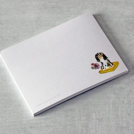 Dog Breeds Sticky Notes - 4" x 3" 50 Sheets. Notepad, to Do List, Reminder Note. Gift for Dog Lovers. (1, Cavalier)