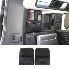 Bekantogy Car Trunk Side Organizer Bag Compatible with Land Rover Defender 90 110 130 2020-2024 Oxford Cloth Multifunctional Trunk Storage Bag Black Mesh Trunk Organizer Bag 2PCS/Set