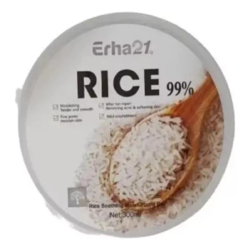 Erha21 Gel Extracto De Arroz Anti Acné Facial Suaviza Hidrata