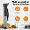 Sous Vide Machine, 1100W Upgraded WIFI Sous Vide Cooker, Ultra-Quiet