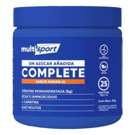 Creatina Multi Sport Complete 25 Serv Bcaa L Carnitina Naranja                                                                                        