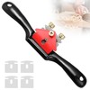 FORYNXHWIN 9” Adjustable Spokeshave, Metal Blade Wood Working Hand Tool