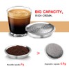 RECAFIMIL Reusable Coffee Capsule, Refillable Espresso Capsule, Stainless Steel, Compatible