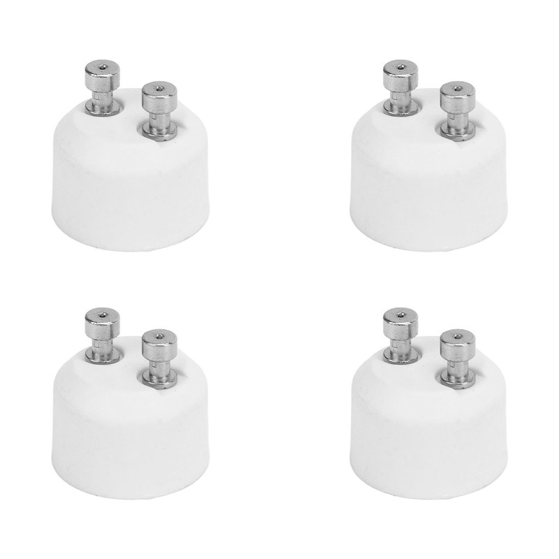 4PCS GU10 to MR16 Adapter Socket Heat Resistant Lamp Holder