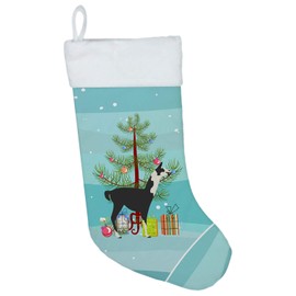 Caroline's Treasures BB9285CS Llama Q' Ara Christmas Christmas Stocking, Large, Multicolor