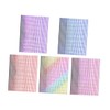 Healeved 15sheets Nail Art Stickers Shiny Nail Tip Decals for