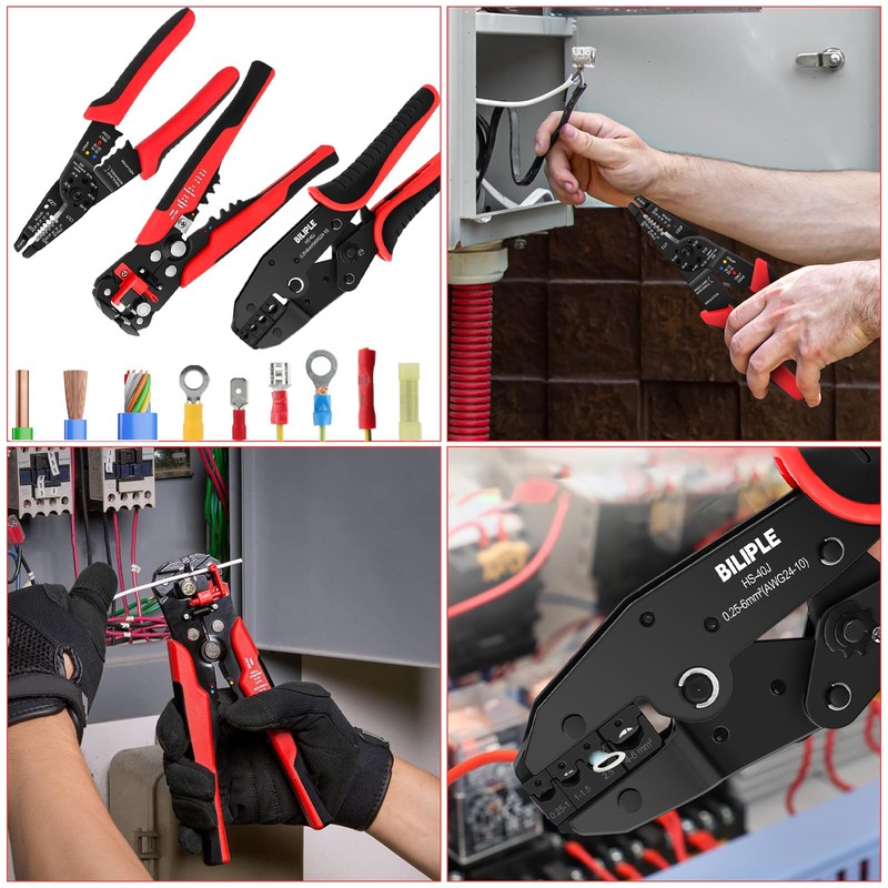 Wire Stripper and Crimping Tool and Wire Cutter, Wire Crimper,