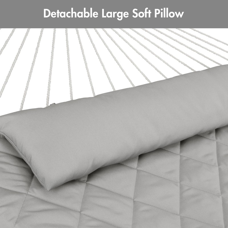 ANOW Double Rope Hammock with Stand 12FT, Heavy Duty Hammock