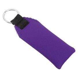 PATIKIL Floating Neoprene Keychain, Waterproof Buoyant Key Ring Water Sports Keychain for Marine Boat Fishing Sailing Surfing Kayaking, Purple