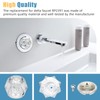 Faucet Handle Replacement for Delta Faucet RP2391 Clear Shower Knob
