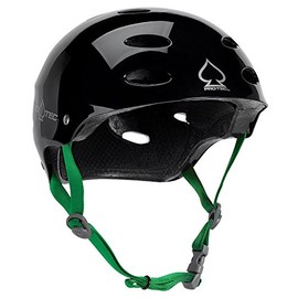 Protec Ace Skate/Bike Protective Helmet - Gloss Black, X-Small