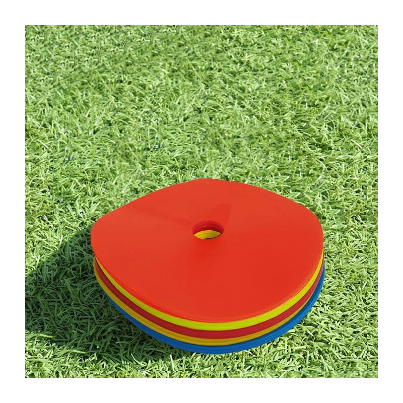 Flat Marker Disc Cone Pad Marker Cones (Set of 10)