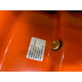 MRL 1 New Wheel 8 Bolt 8.25x16.5 Skid Steer fits BOBCAT 10x16.5 ORANGE Ships in Box