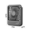 Koonie Desk Fan, Ultra Quiet 2.5-11h Battery Operated Small USB