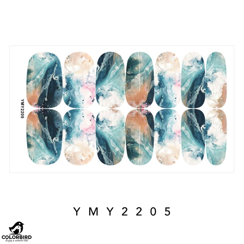 COLORBIRD Nail Sticker Marble Mineral Design Paste Manicure Cute Art