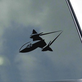 SR-71 Blackbird Pilot Vinyl Sticker Decal by KLO Graphics Reconnaissance Aircraft Flight Crew A-12 SR71 A12 Sled Habu