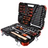 REALTEK 100 Piece Mechanic Tool Set, Car Tool Kit, Cr-V