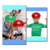 Kit Sombreros AC Mario Bros Luigi Adulto Infantil 6 Piezas