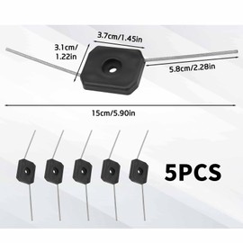 5 Pcs String Trimmer Head 150mm Trimmer Line Lightweight Portable Trimmer Head Replacement Parts Garden Tool Strimmer Accessories for Electric Grass Trimmers Trimming Gardens Lawns Crops